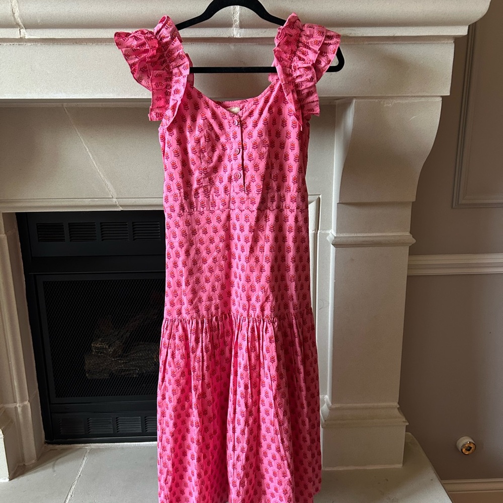 Perry Walker Ruffled Dress